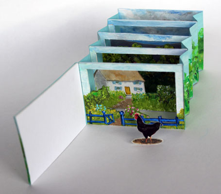 The Cottage artists tunnel book
